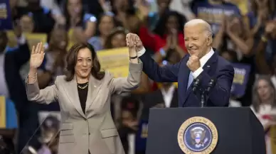 Biden ve Kamala Harris ilk ortak mitingini gerçekleştirdi