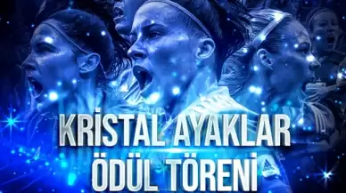 Futbolun kadınlarına ödül! 'Kristal Ayaklar Ödül Töreni'