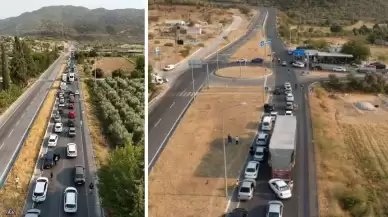 Yangın nedeniyle trafiğe kapatılan Aydın-Mğla Karayolu açıldı