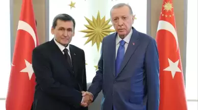 Cumhurbaşkanı Erdoğan, Türkmenistan Dışişleri Bakanı Meredov'u kabul etti