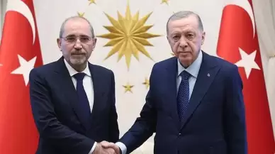 Cumhurbaşkanı Erdoğan, Eymen es-Safedi'yi kabul etti