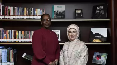 Emine Erdoğan, Ruanda Cumhurbaşkanı'nın eşi Jeannette Kagame ile bir araya geldi