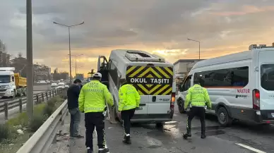 Gebze'de zincirleme kaza: 4 yaralı!