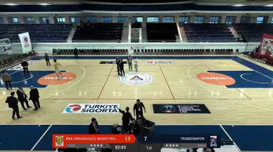 Ankaragücü-Trabzonspor basketbol maçı yarıda kaldı