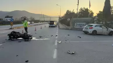 Bursa'da feci kaza! 18 yaşındaki motosiklet sürücüsü hayatını kaybetti