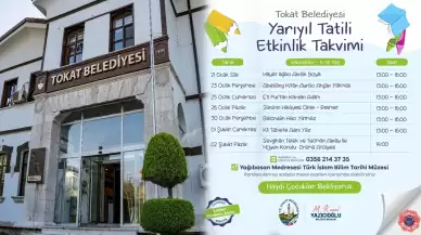 Yarıyıl tatilinde etkinlikler Tokat Belediyesi'nden