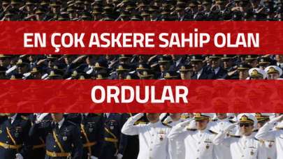 En çok askere sahip olan ordular