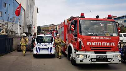 Tuzla'da tersanede gemi yangını