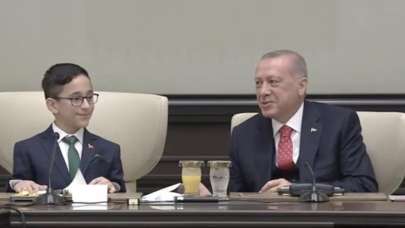 Cumhurbaşkanı Erdoğan'ı güldüren cevap