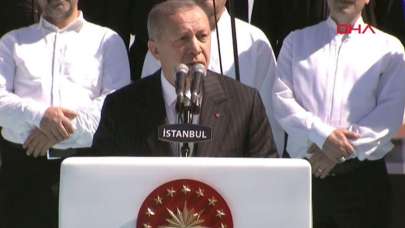 İstanbul'da tarihi açılış...Cumhurbaşkanı Erdoğan'dan önemli mesajlar