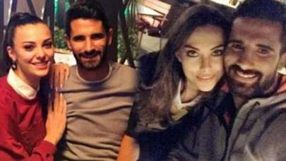 Tuvana Türkay ve Alper Potuk havalimanını birbirine kattı