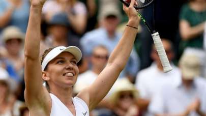 Wimbledon'da ilk finalist Halep