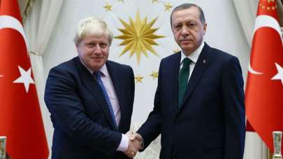 Cumhurbaşkanı Erdoğan'dan Johnson'a tebrik