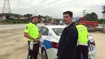 Radara giren sürücünün sözleri polisleri şaşırttı