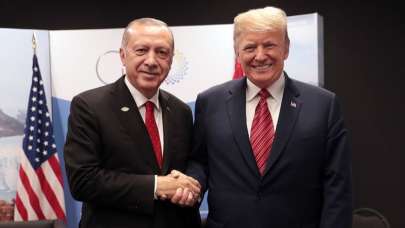 Erdoğan Trump'la görüştü