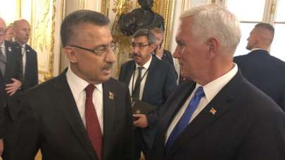 Fuat Oktay ile Pence Varşova'da görüştü