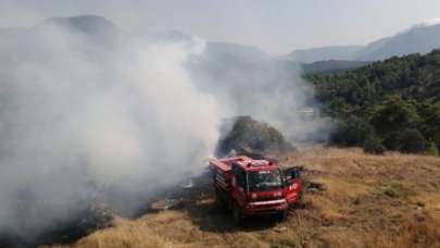 Antalya'da korkutan orman yangını