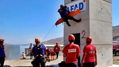 Elazığ'da 450 personelle deprem tatbikatı