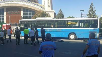 Ankara'da halk otobüsü durağa girdi! Ölü ve yaralılar var