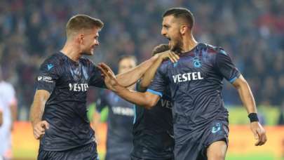 Kritik maçta sevinen Trabzonspor! Tek gol, 2 kırmızı kart