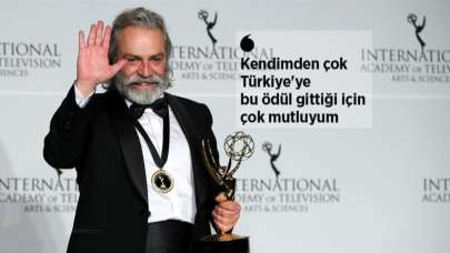 Haluk Bilginer Emmy Ödülleri'nde 'en iyi erkek oyuncu' seçildi