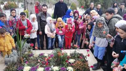 Yetim çocuklar, ağabeyleri Turan İlteber Yalçın için dua ettiler