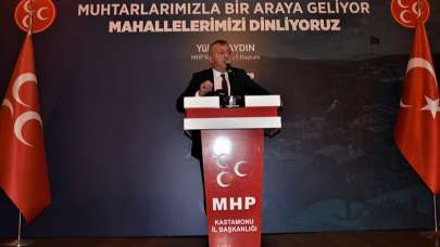 MHP Kastamonu İl Başkanlığı muhtarlarla bir araya geldi