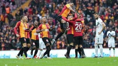 G.Saray Emre ve Falcao ile galip