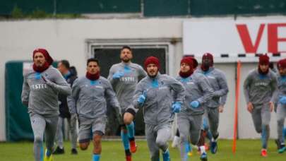 Trabzonspor'da futbolculara dikkat çeken koronavirüs önlemi