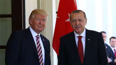 Cumhurbaşkanı Erdoğan, Trump'la görüştü