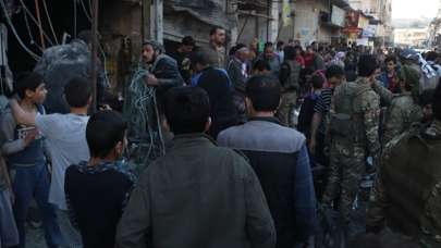 Çok sayıda yaralı var! Bab'da iftar vakti bombalı saldırı