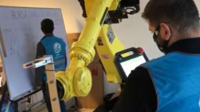 Bursa Ülkü Ocakları'ndan Yerli ve Milli robot