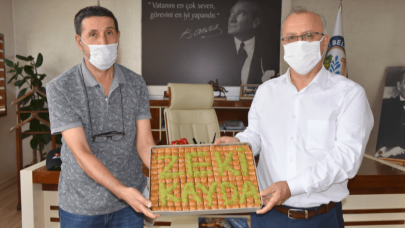 Şehit Ailelerinden Başkan Kayda’ya baklavalı teşekkür