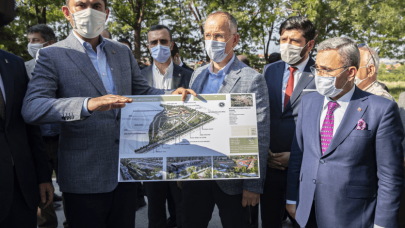 Bakan Kurum Millet Bahçesi ve Kentsel Dönüşüm Alanını inceledi