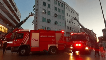 İstanbul'da özel bir hastanede yangın