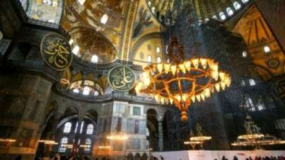 İşte Ayasofya Camii'ne serilecek halı