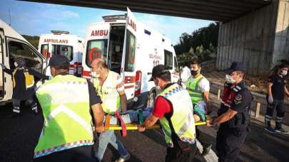 Kuzey Marmara Otoyolu’da otobüs kazası: Ölü ve yaralılar var