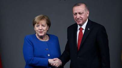 Cumhurbaşkanı Erdoğan, Merkel'le telefonda görüştü