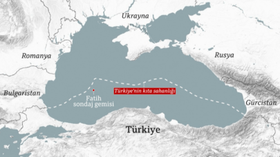 Bulunan doğalgaz Tuna Deltası, Karadeniz Ereğlisi açıklarında