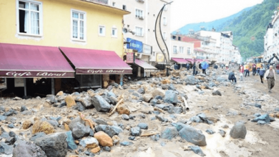 Ağustos ayı ortalamasının 1,5 misli Giresun'da bir günde yağdı