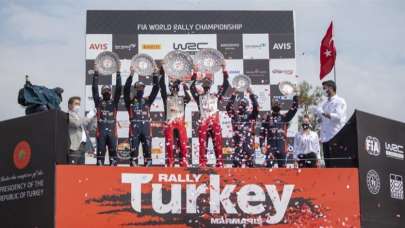 Türkiye Rallisi'nin galibi Büyük Britanyalı pilot Elfyn Evans oldu