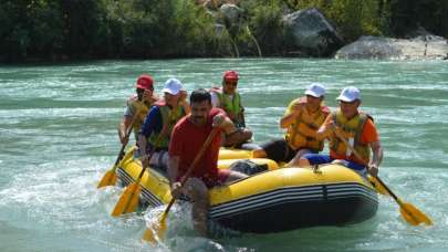 Silifke’de rafting heyecanı