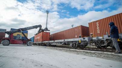 Türkiye'den Çin'e gidecek ikinci ihracat yük treni de yola çıktı