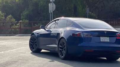 Tesla'dan bir ilk! Böyle görüntülendi