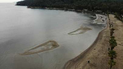 Muğla'da deniz suyu 40 metre çekildi