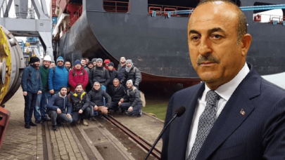 Bakan Mevlüt Çavuşoğlu'ndan kaçırılan gemiye ilişkin açıklama