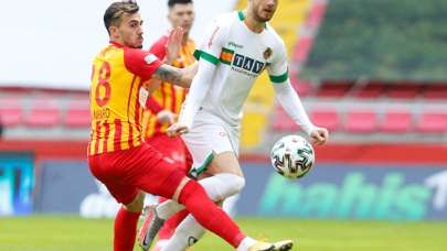 Kayserispor ve Alanyaspor'dan karşılıklı birer gol