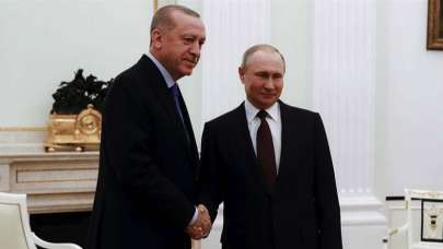 Cumhurbaşkanı Erdoğan Putin'le görüştü