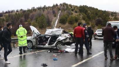 Ankara TEM otoyolunda zincirleme kaza