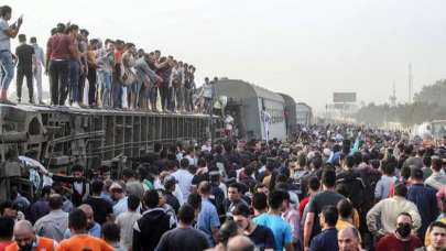 Mısır Sağlık Bakanlığı yaşanan tren kazasındaki tabloyu paylaştı